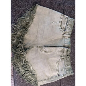 Women's BDG Green Denim Shorts Size 29